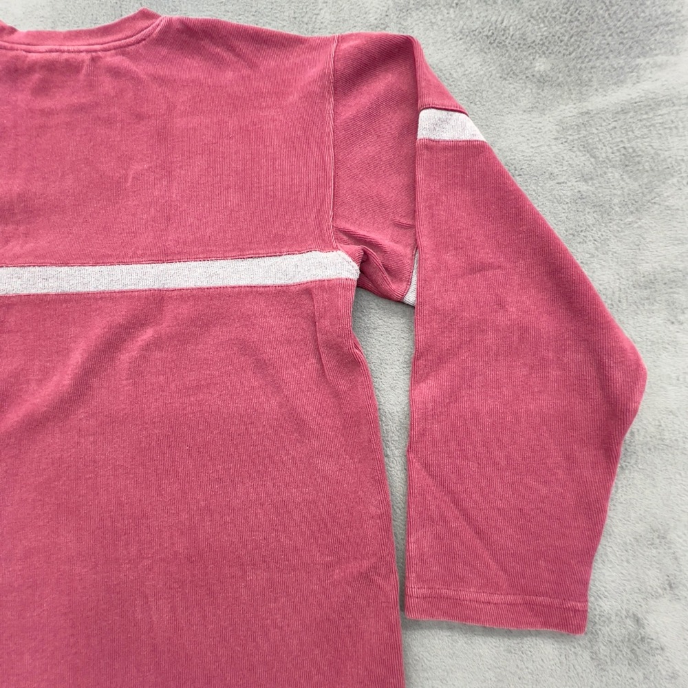 Aeropostale Burgundy Long Sleeve Crew Neck Shirt With Stripes Size XL - Picture 6 of 12